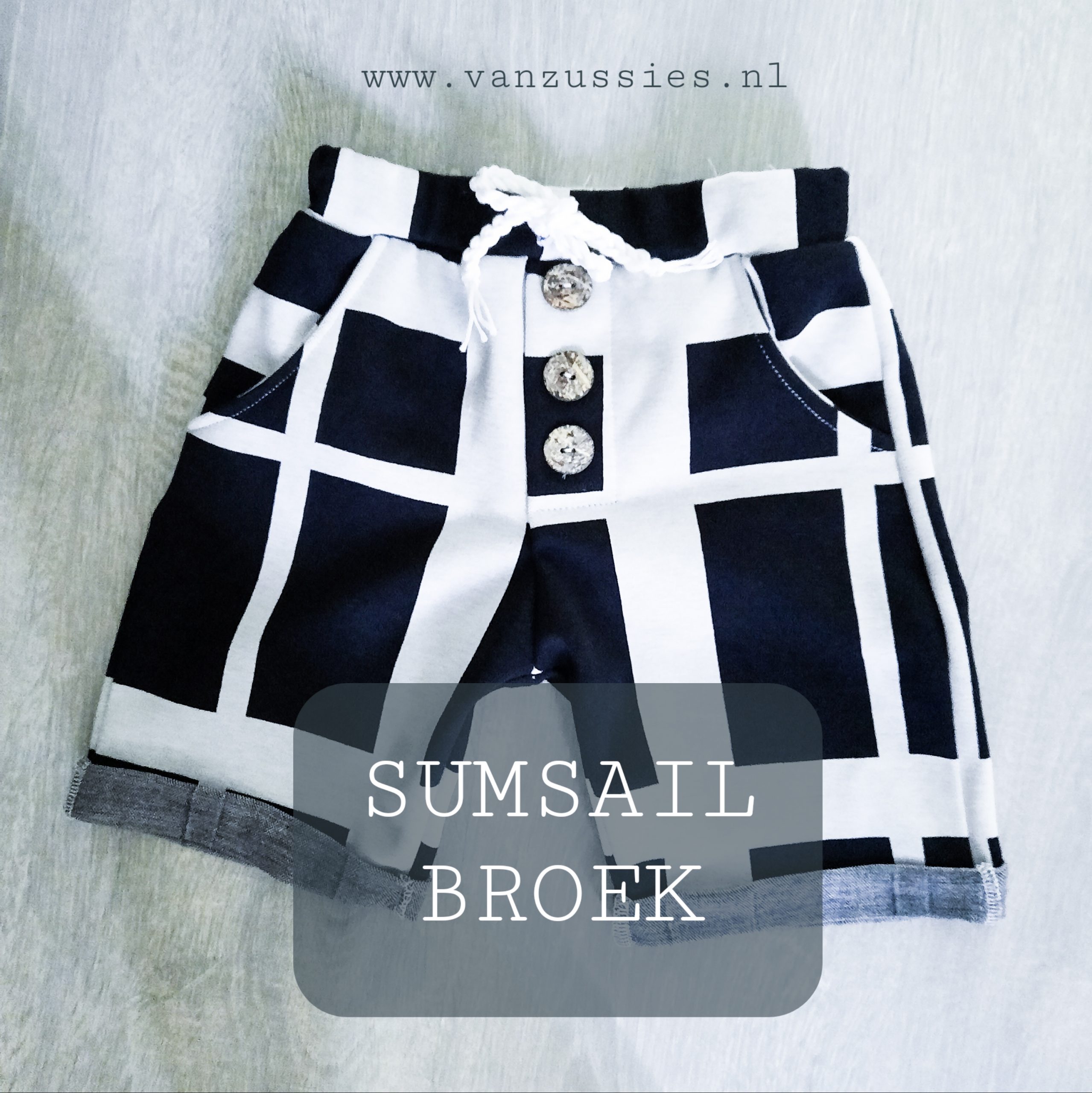 Gevoel van schuld Op de kop van Kwestie Sumsail, een gratis naaipatroon voor een heerlijk kort broekje! - VanZussies
